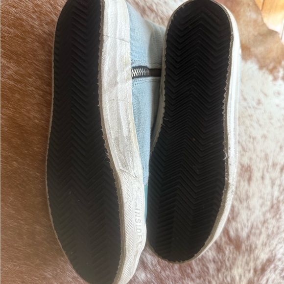 Golden Goose Slide Sneakers - Light Blue and Orange - Picture 4 of 4